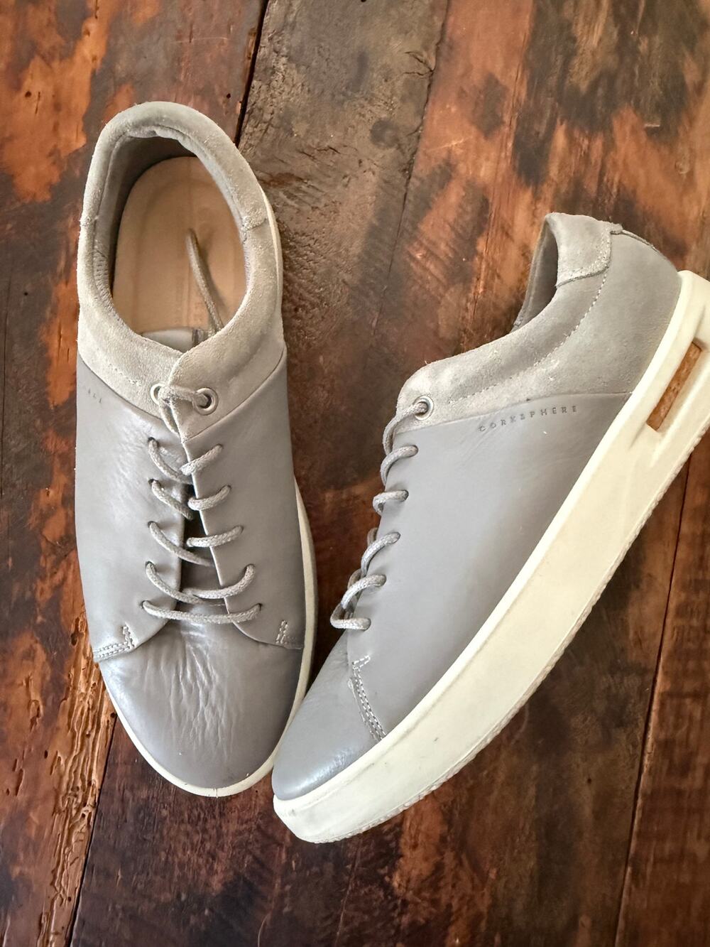 ECCO Gray Corksphere 1 Sneakers Size 39